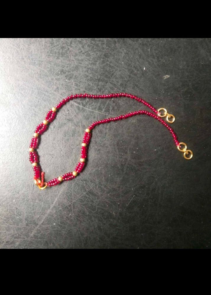 22K Pure 10 Gold moti Handmade Kaan Chain(1pair)