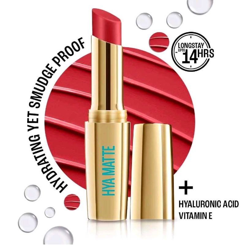 Lakme Hyaluronic Acid Matte Lipstick / haya mate l