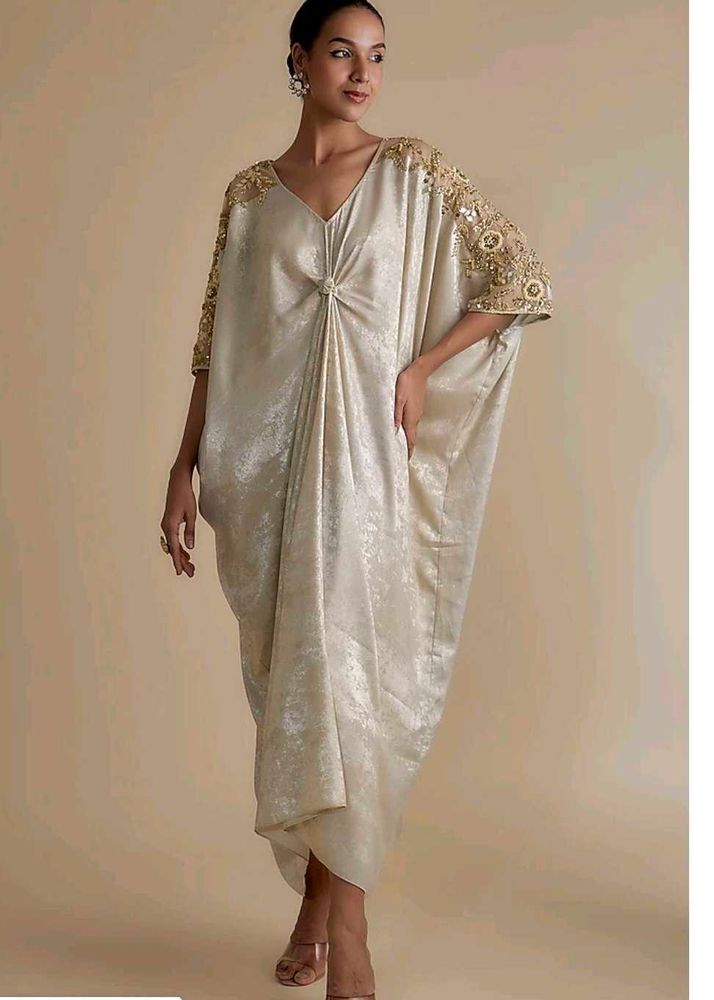 keith gomes brand Embellished kaftan dress