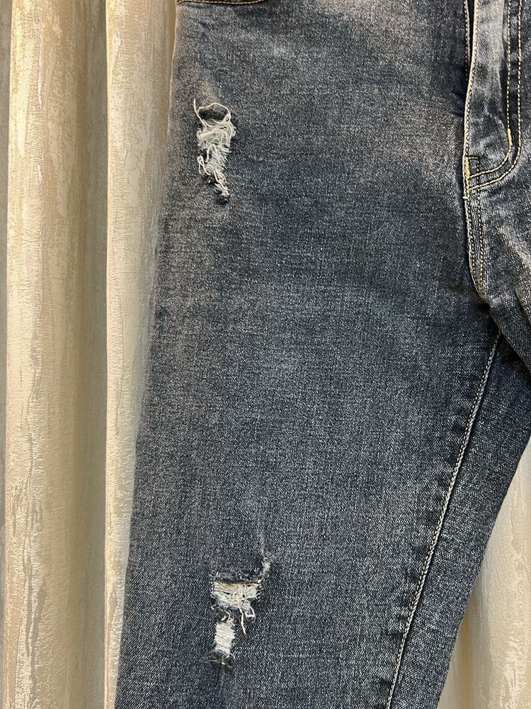 Ripped Denim Jeans