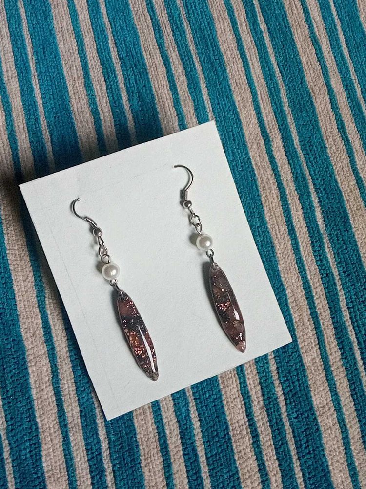Dangle Earrings with Pearl