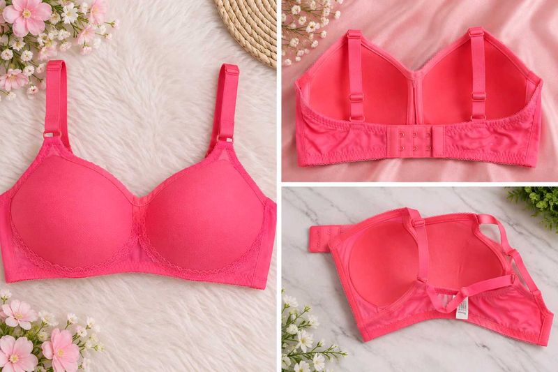 Comfortable Pink Bra