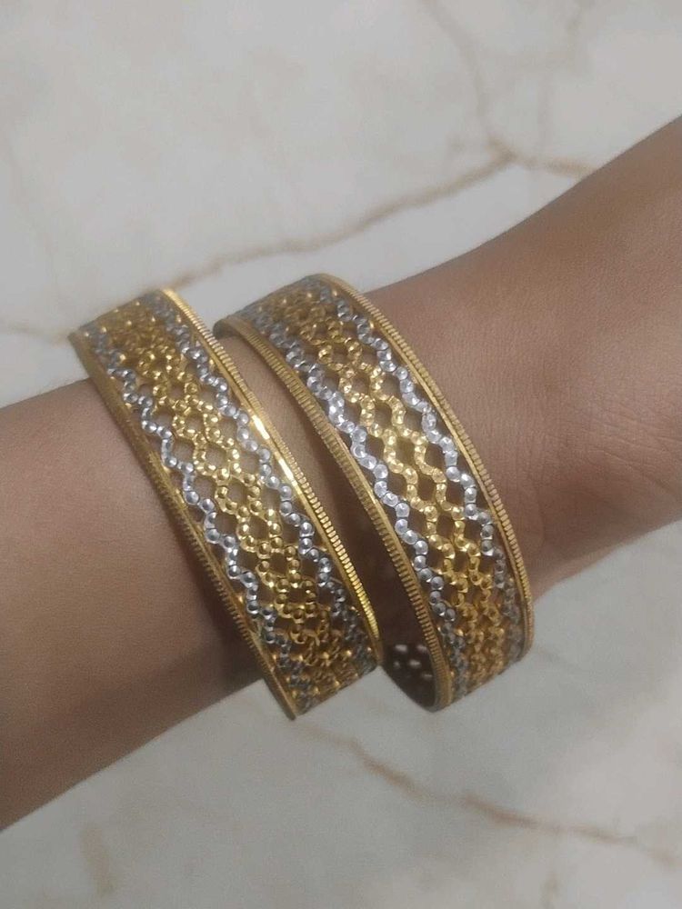 Elegant Gold &amp; Silver Bangles