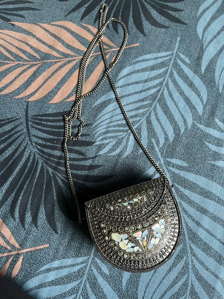 Vintage oxidised Mini Bag