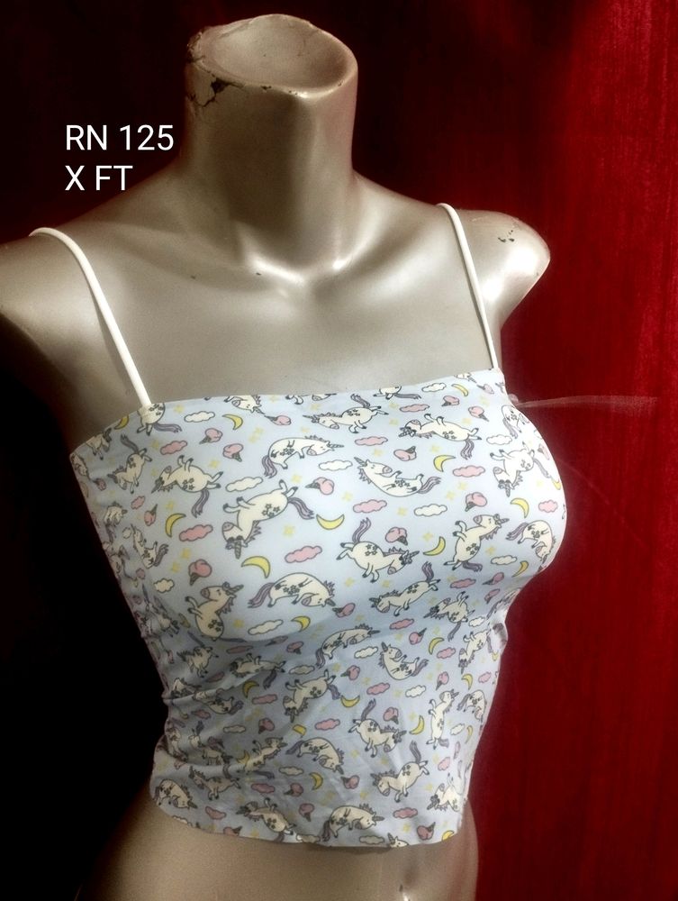 125 Round Elastic Strap Camisoles