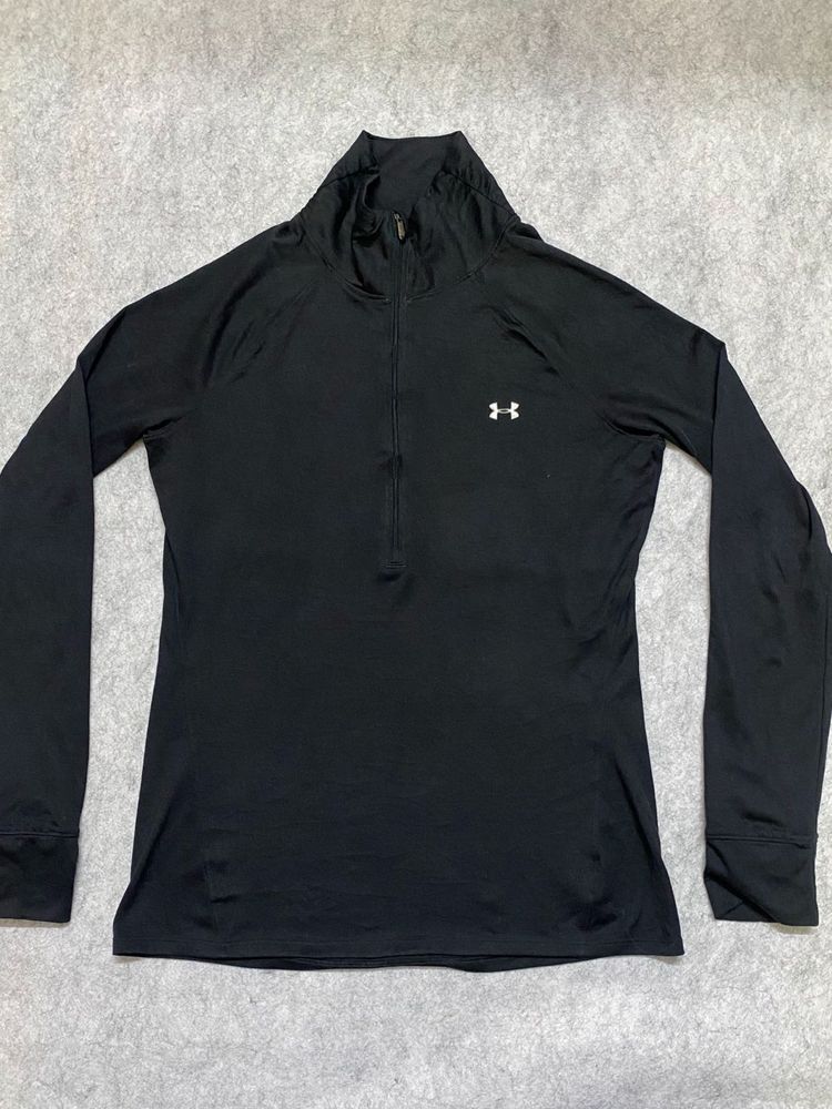 Under Armour Black 1/4 Zip Long Sleeve Top