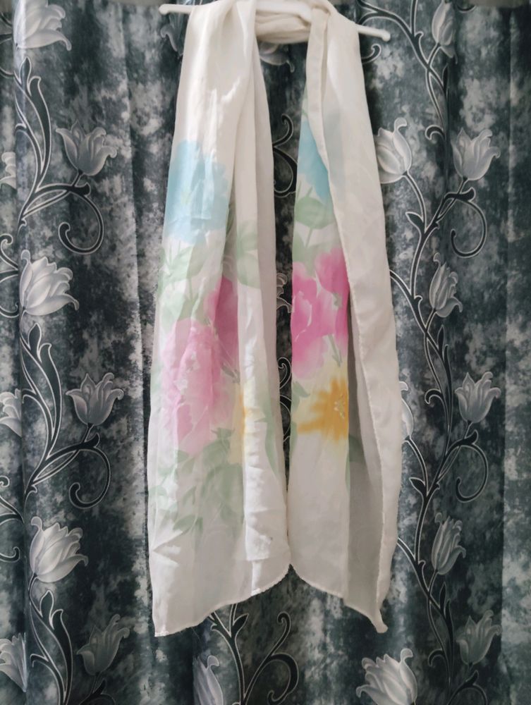 Floral Watercolor Scarf