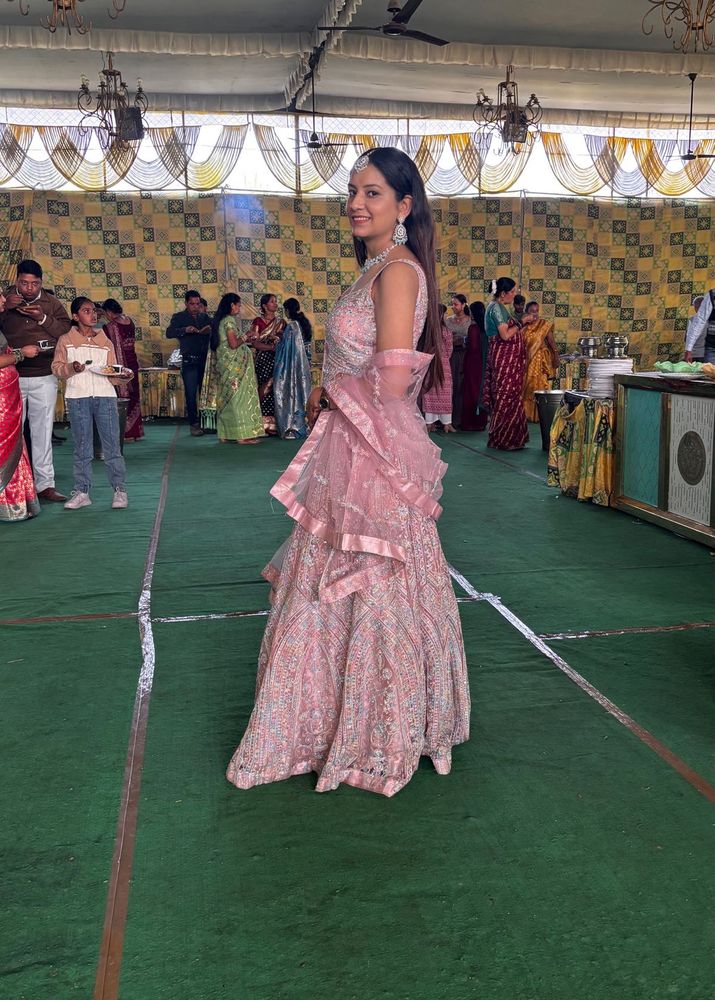 Stunning Pink Bridal Lehenga