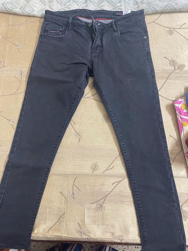 Shaded Black Jeans For Men