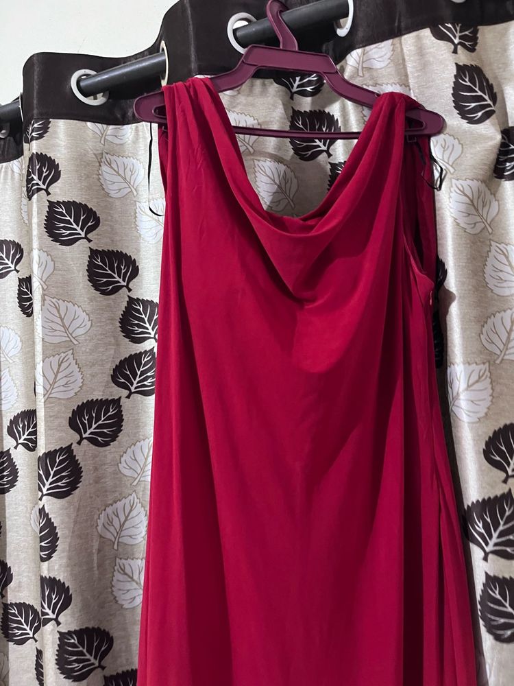Backless Red Dress