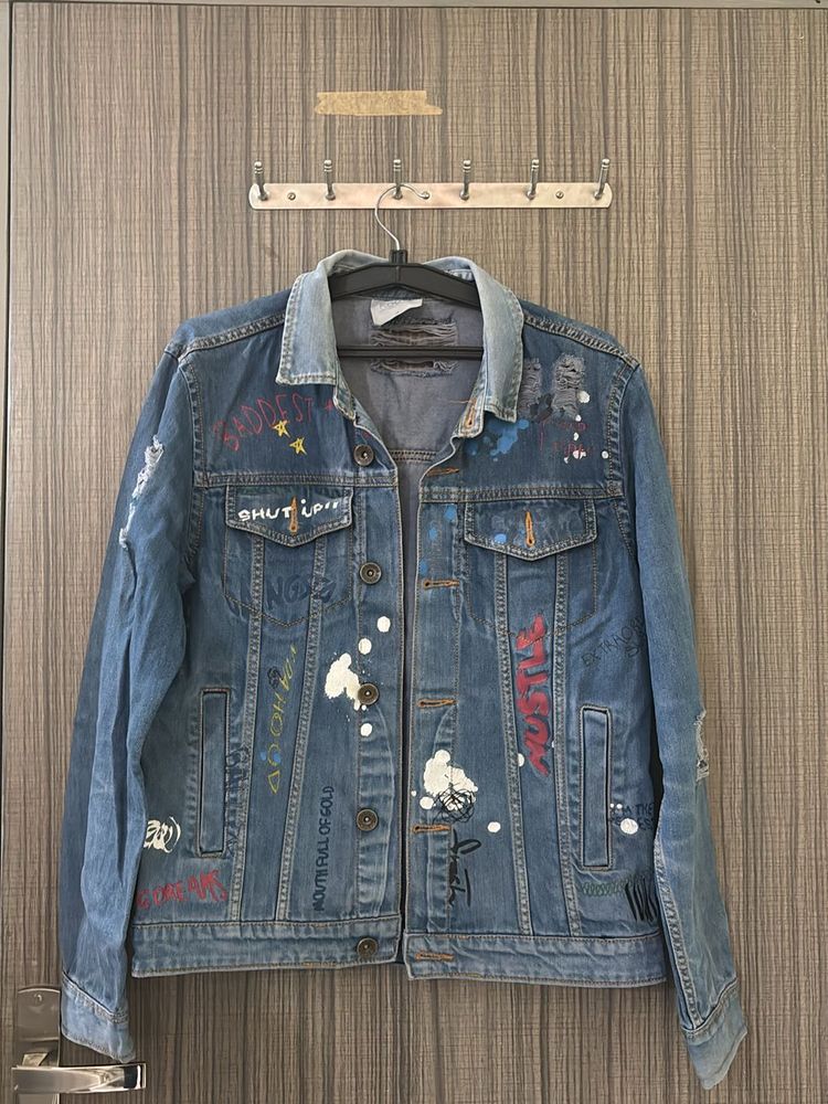 Ripped Denim Jacket