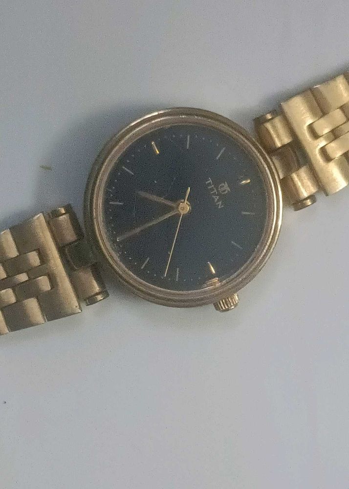 Titan Gold colour Watch for Women
