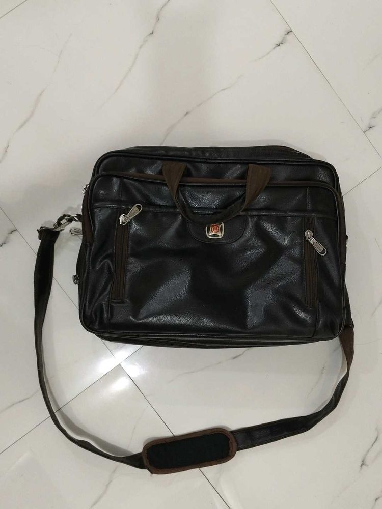 Leather Laptop Briefcase