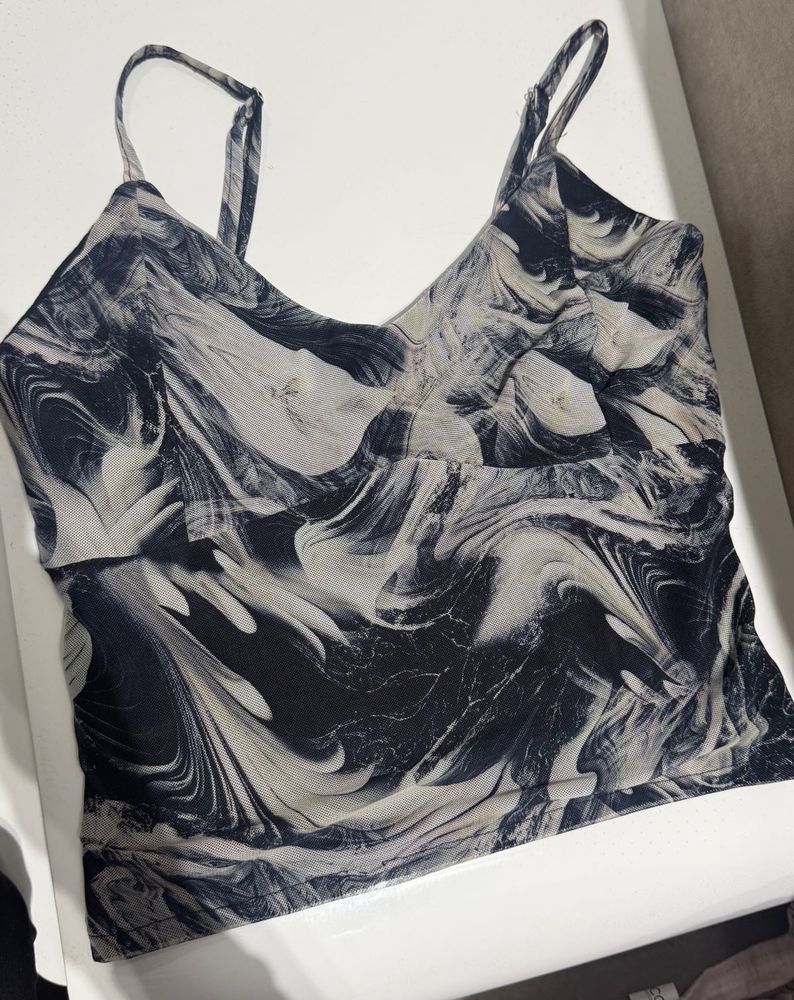 Abstract Print Camisole Top