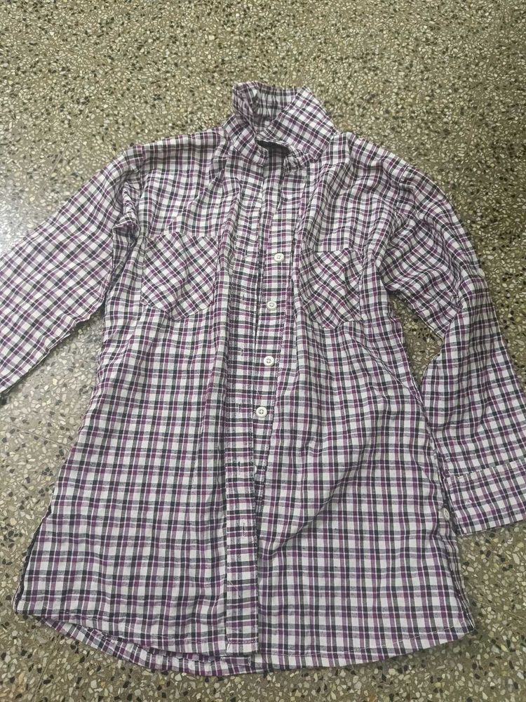 Checked Long Sleeve Shirt