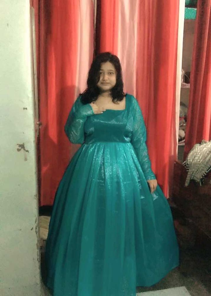 Teal Gown