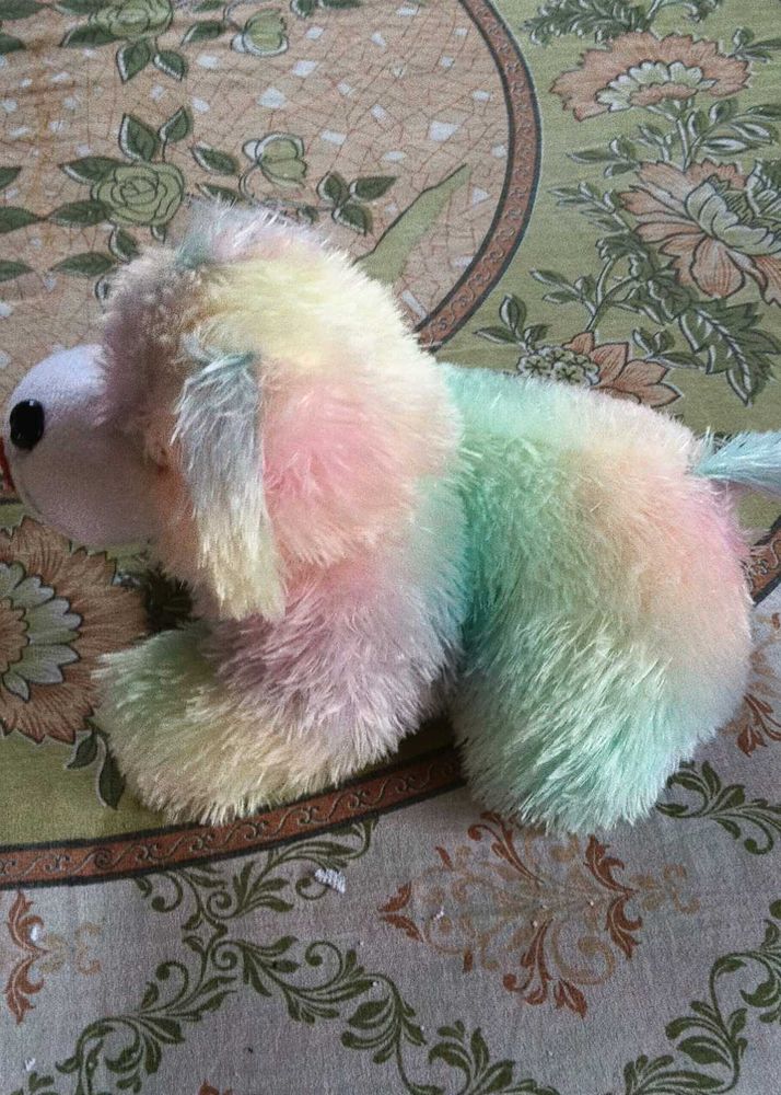 Rainbow Plush Puppy