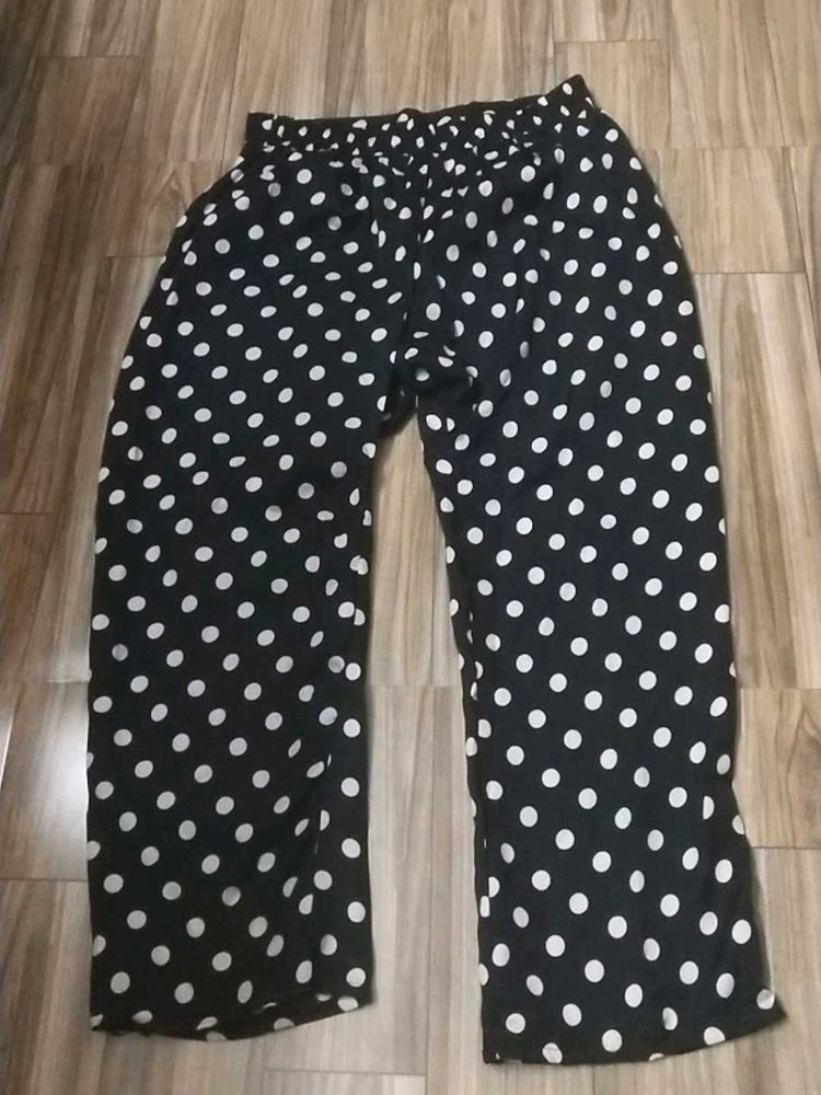 PlazoPolka Dot Casual Pants