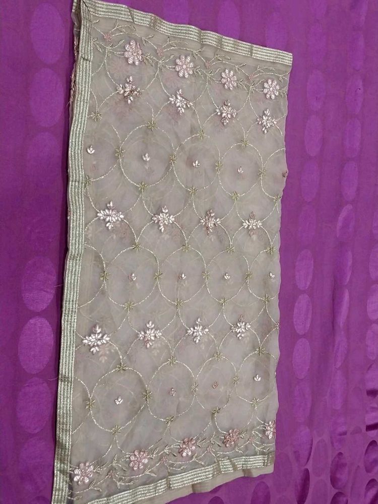 Embellished Net Dupatta