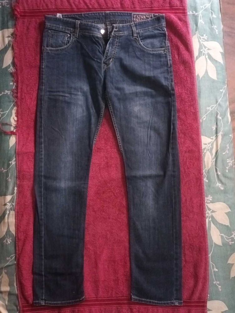 Men's Dark Wash Denim Jeans