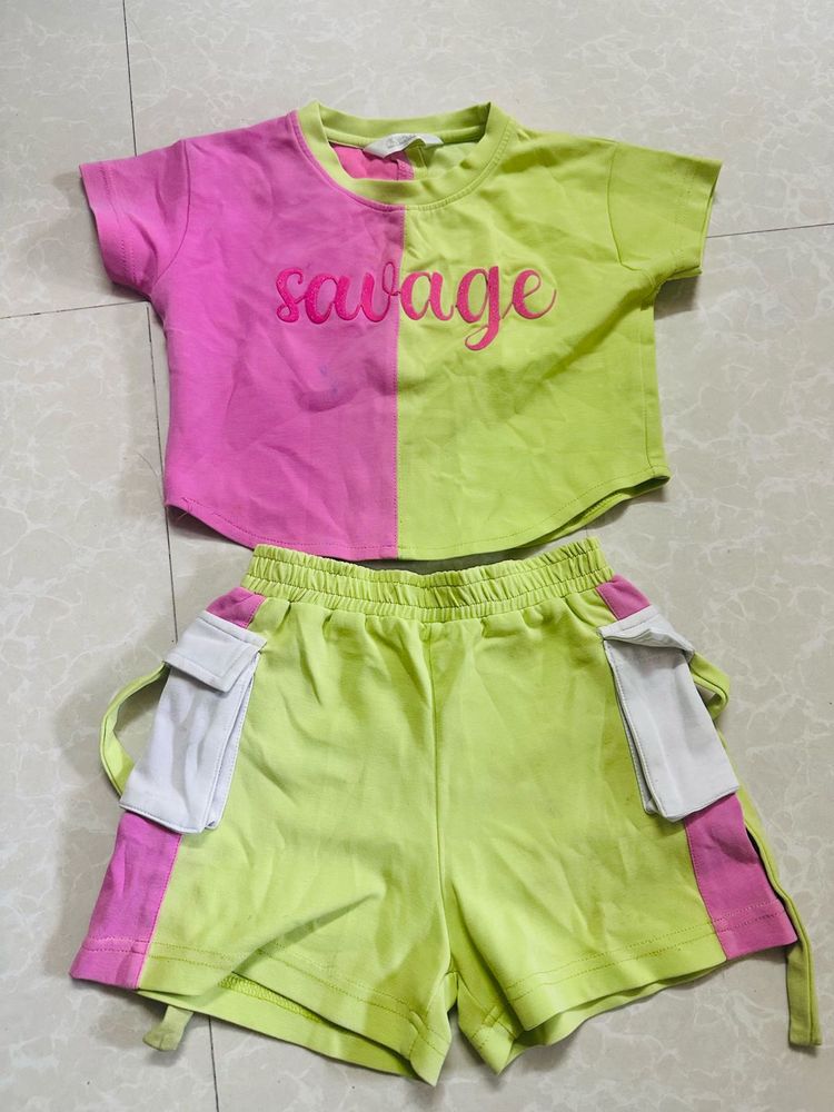 Cute Two-Piece Savage Set