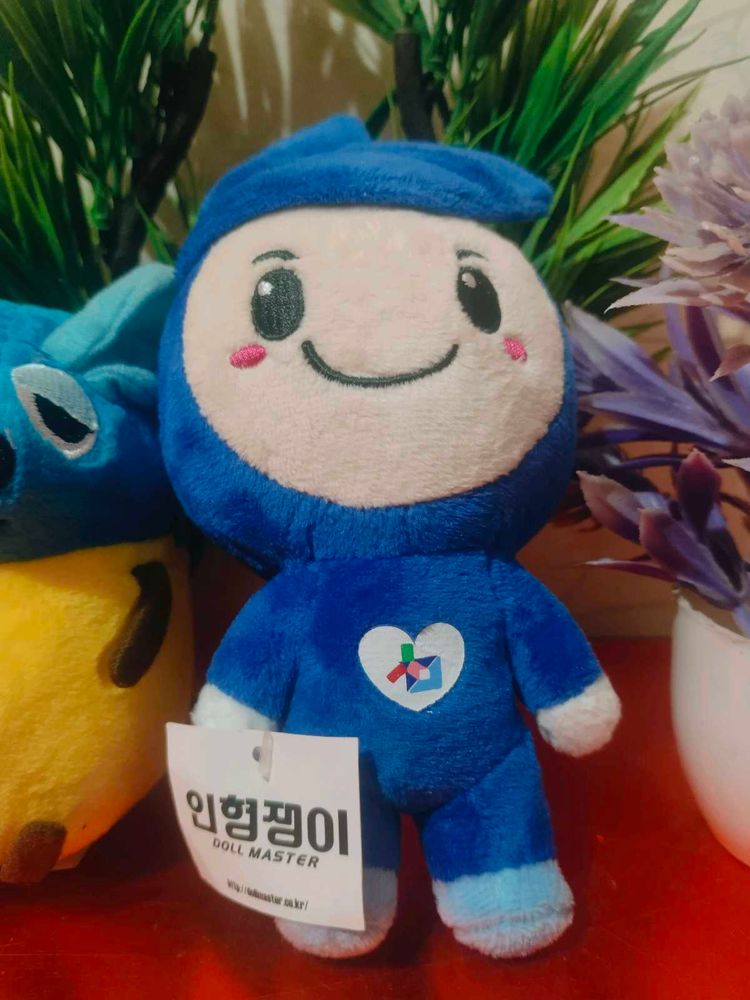 Cute Blue Plush Toy