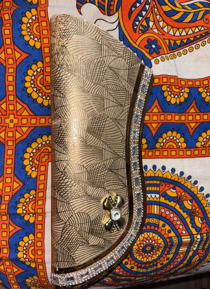Sparkling Gold Evening Clutch