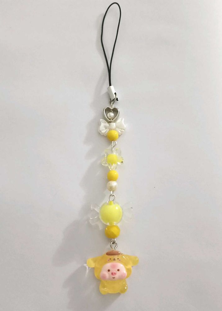 Cute Yellow phone Charm
