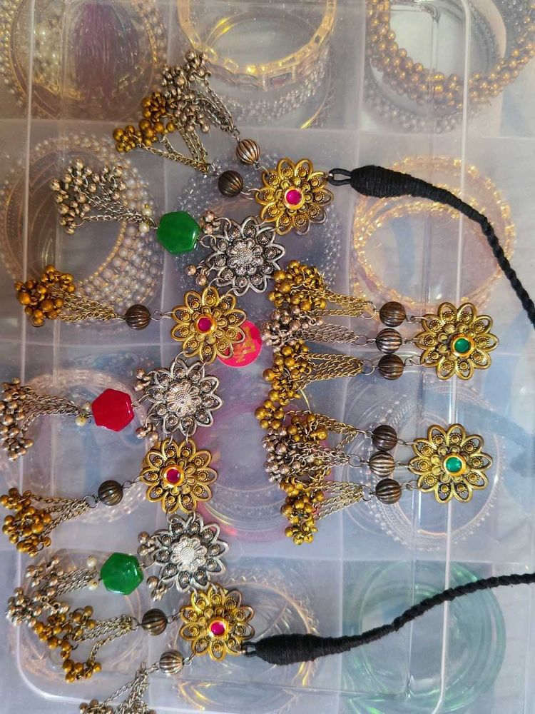Boho Floral Indian Jewelry Set