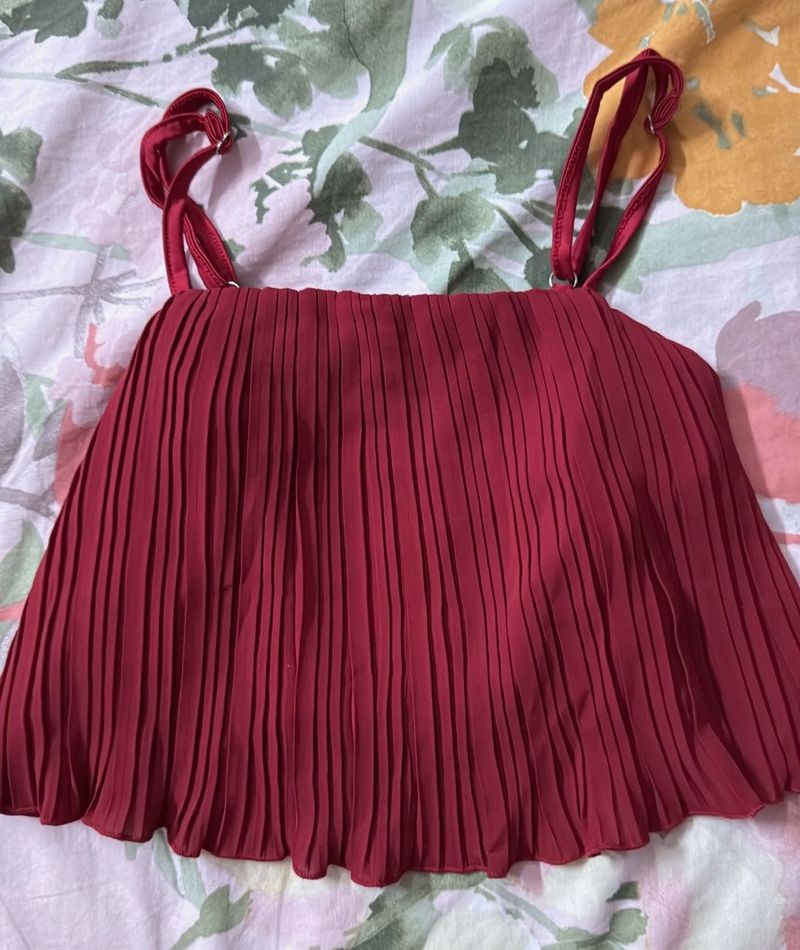 Chic Pleated Cami Top