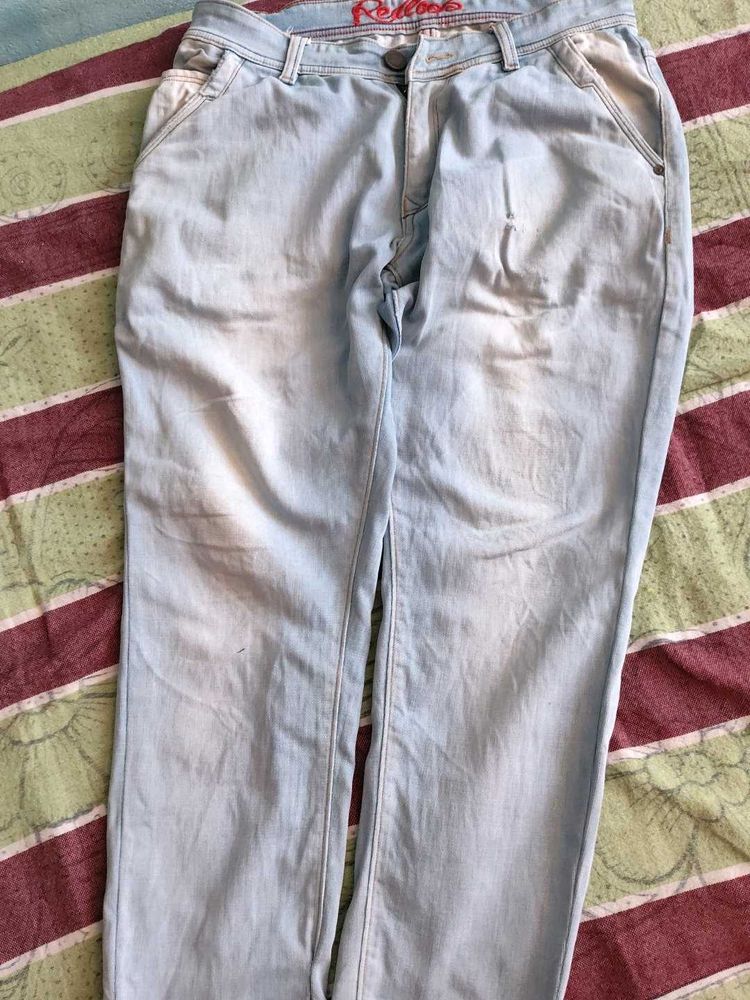 Light Blue Washed Jeans