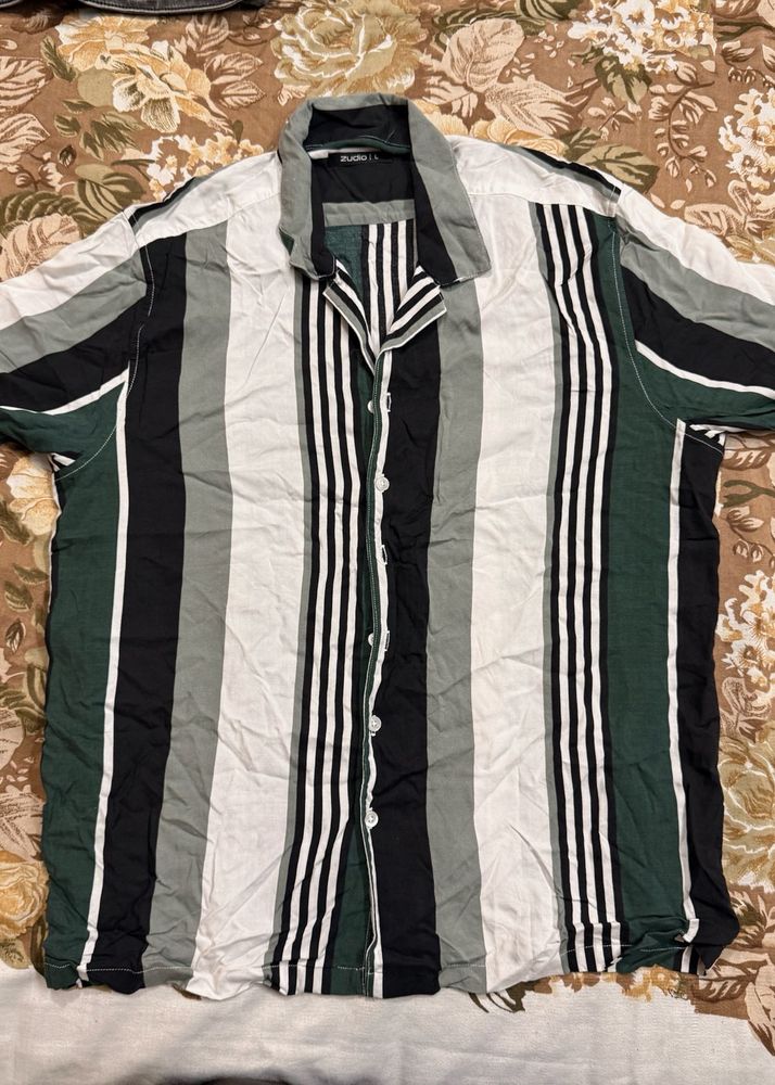 Men's Striped Casual Shirt