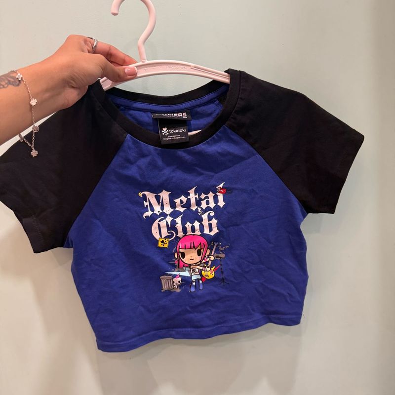 Tokidoki Metal Club Crop Top
