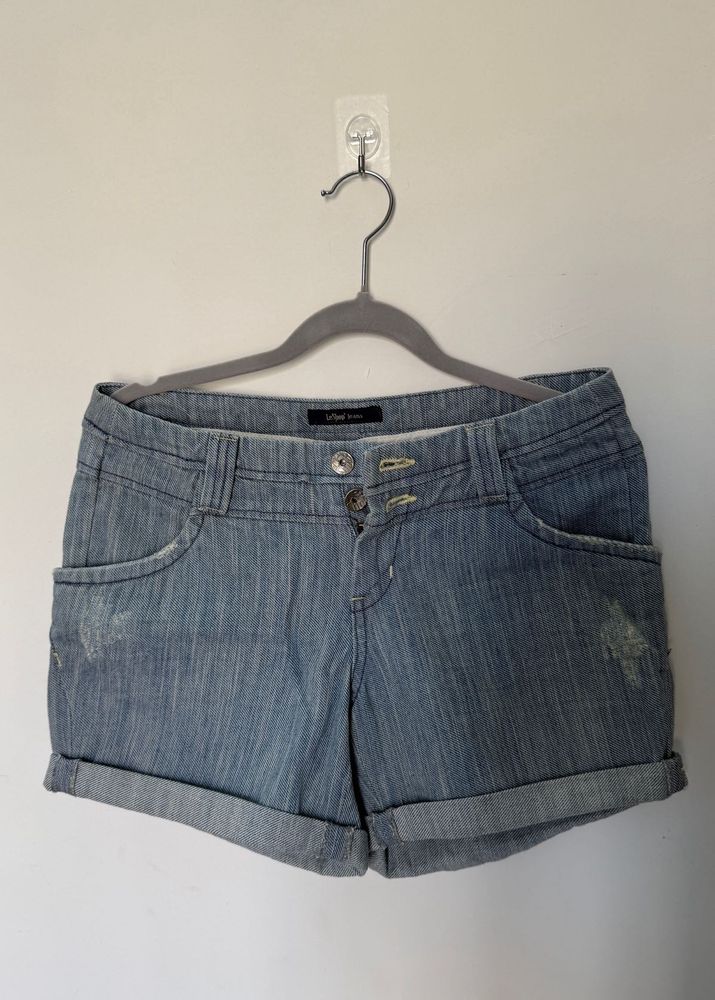 Mast &amp; Harbour- Dark &amp; Light Wash Denim Shorts - 2
