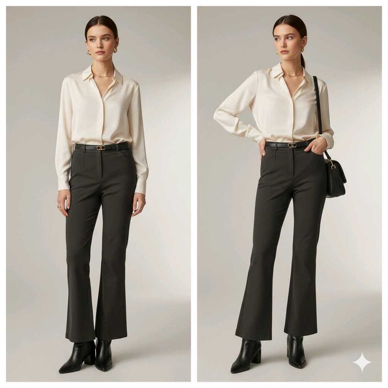 black boot cut pant for women