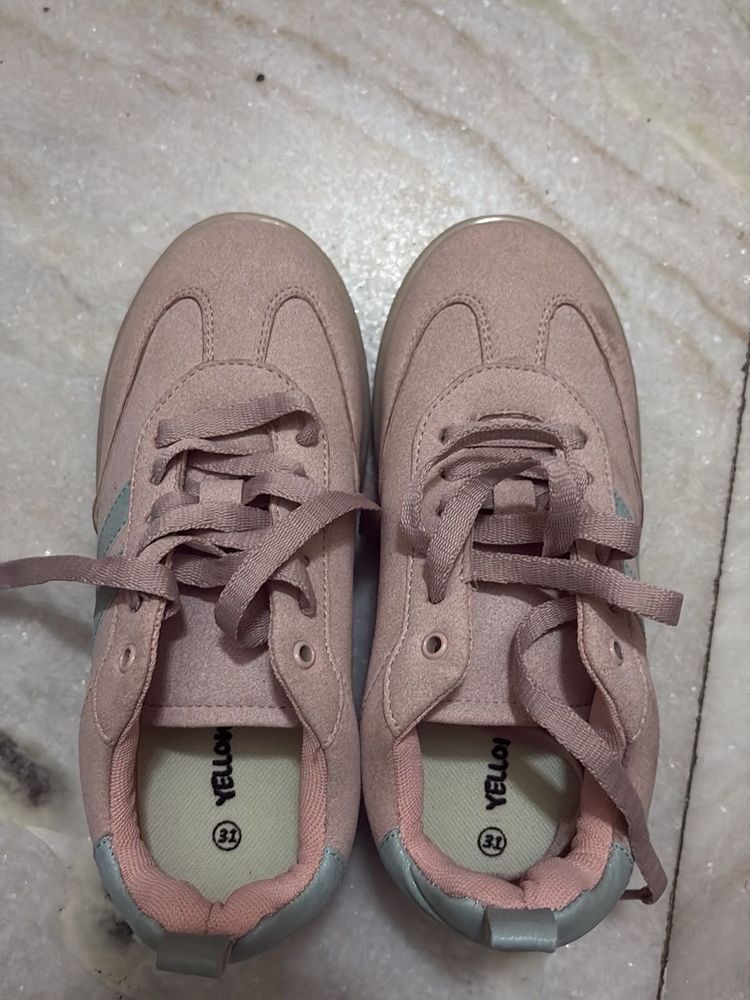 Pink Casual Sneakers