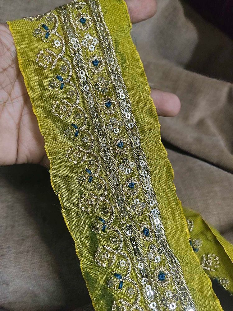 Embellished Fabric Trim