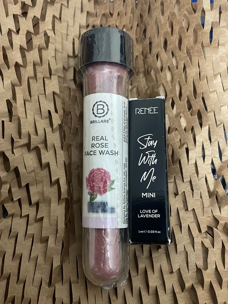 Rose Facewash And Lipstick