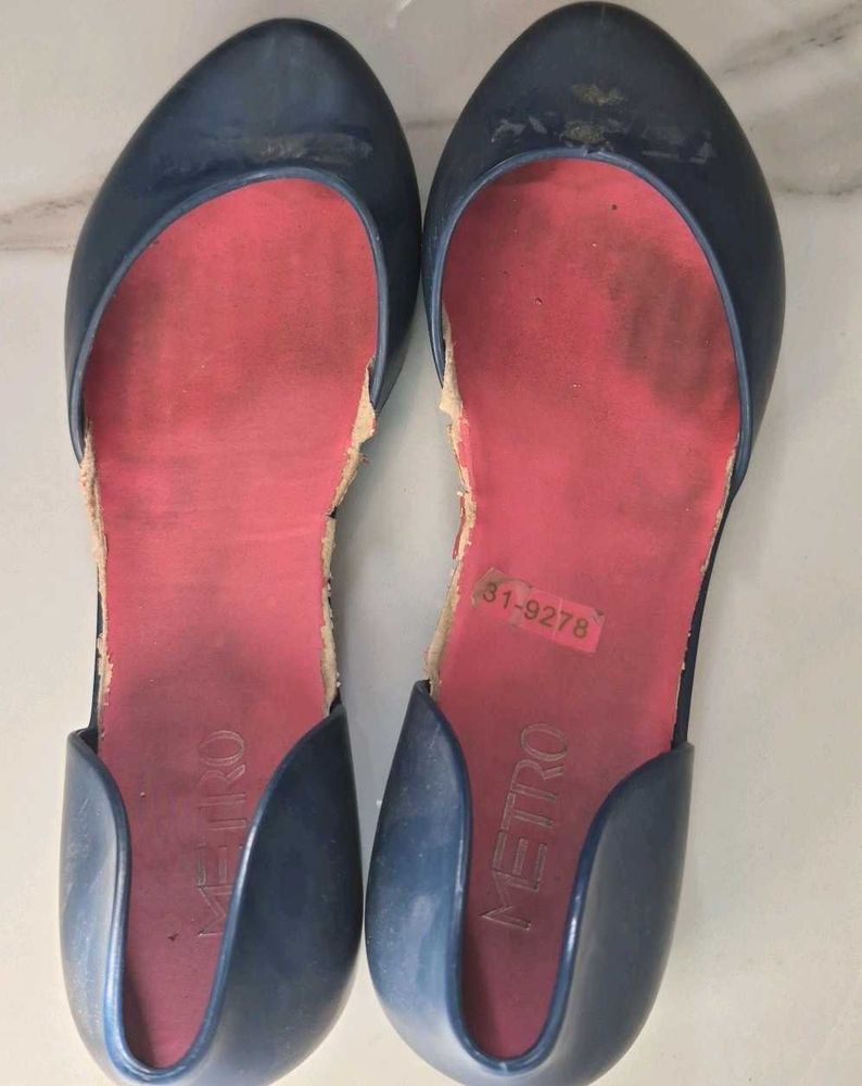 Metro Blue Ballerinas
