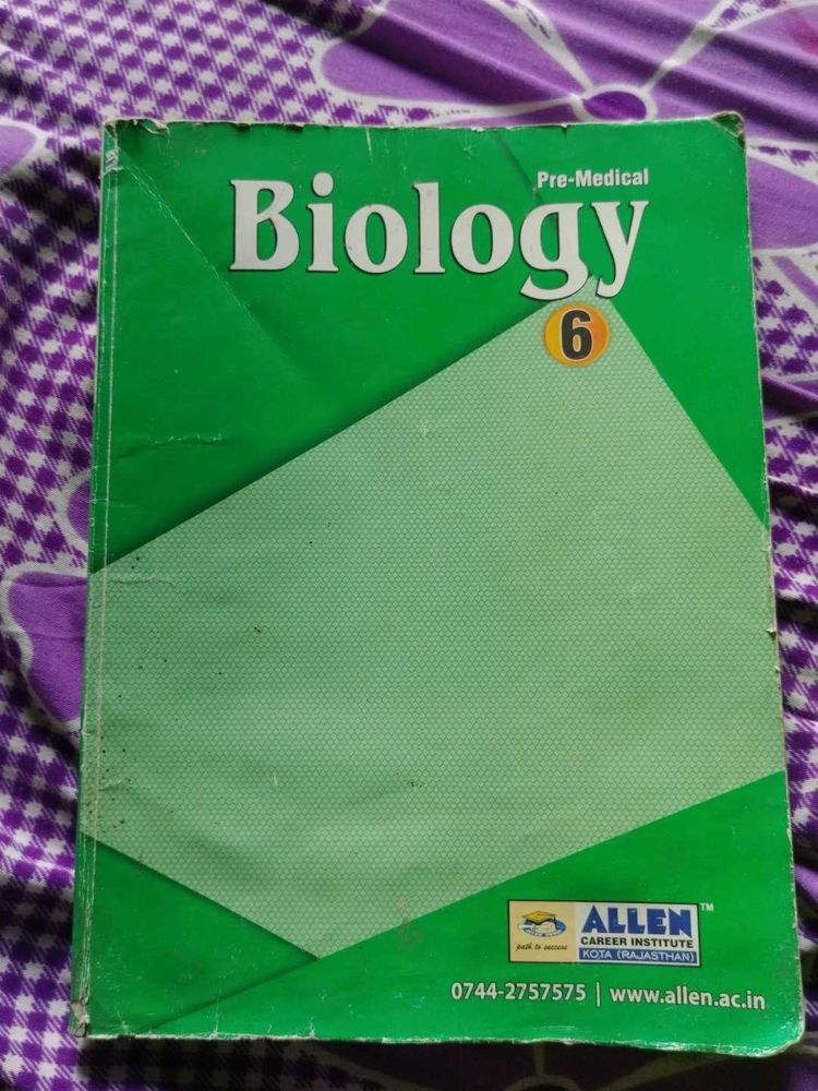 Pre-Medical Biology Book