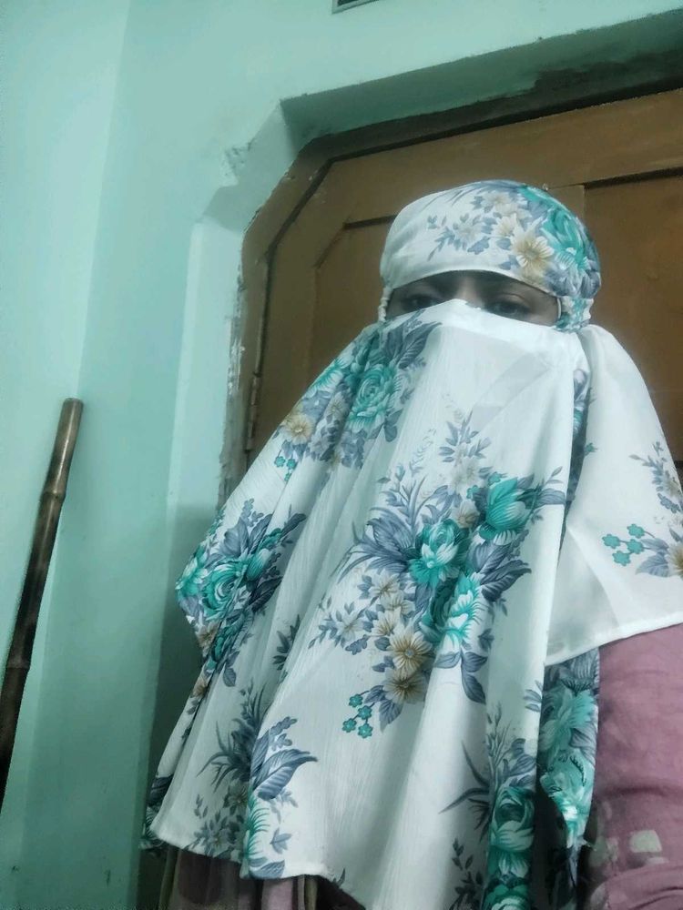 Floral Dupatta with Matching Scarf
