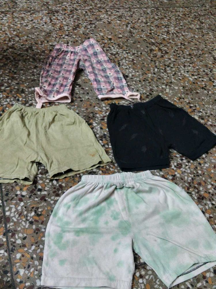 Bundle of 4 Shorts