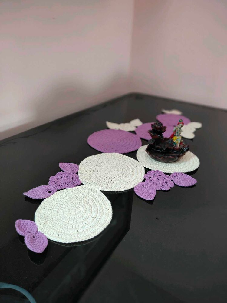 Handmade Crochet Table Runner