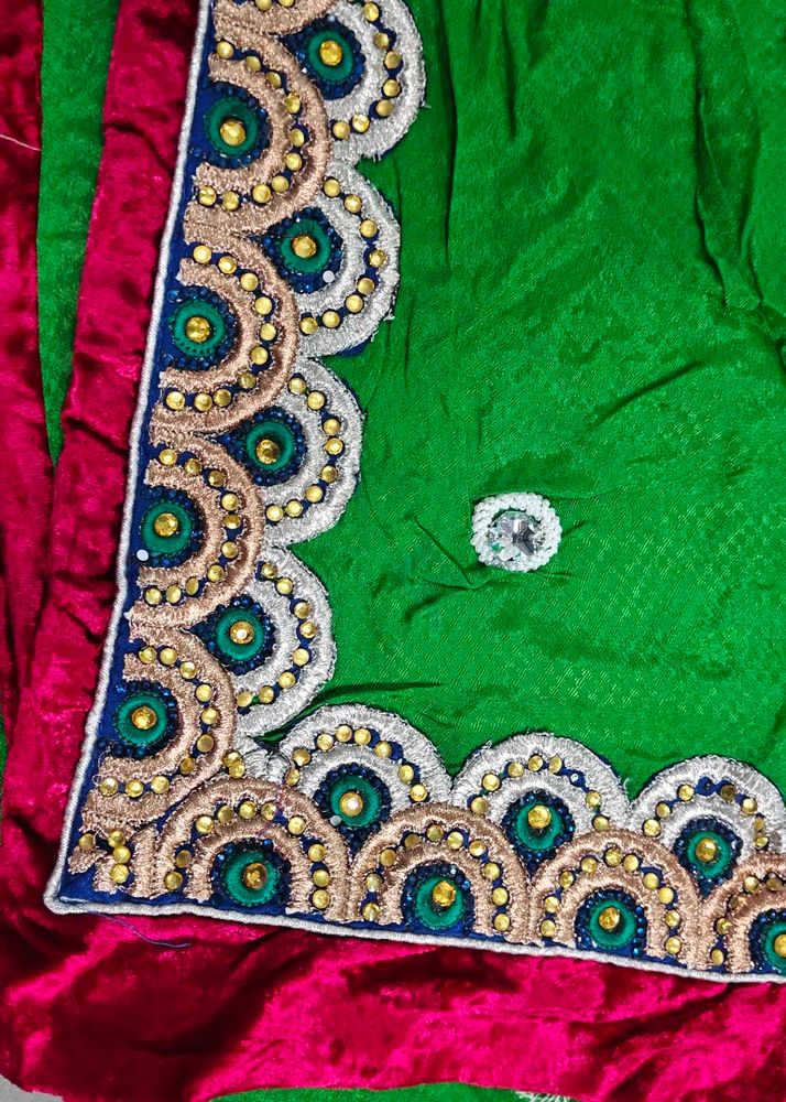 Stunning Green Saree