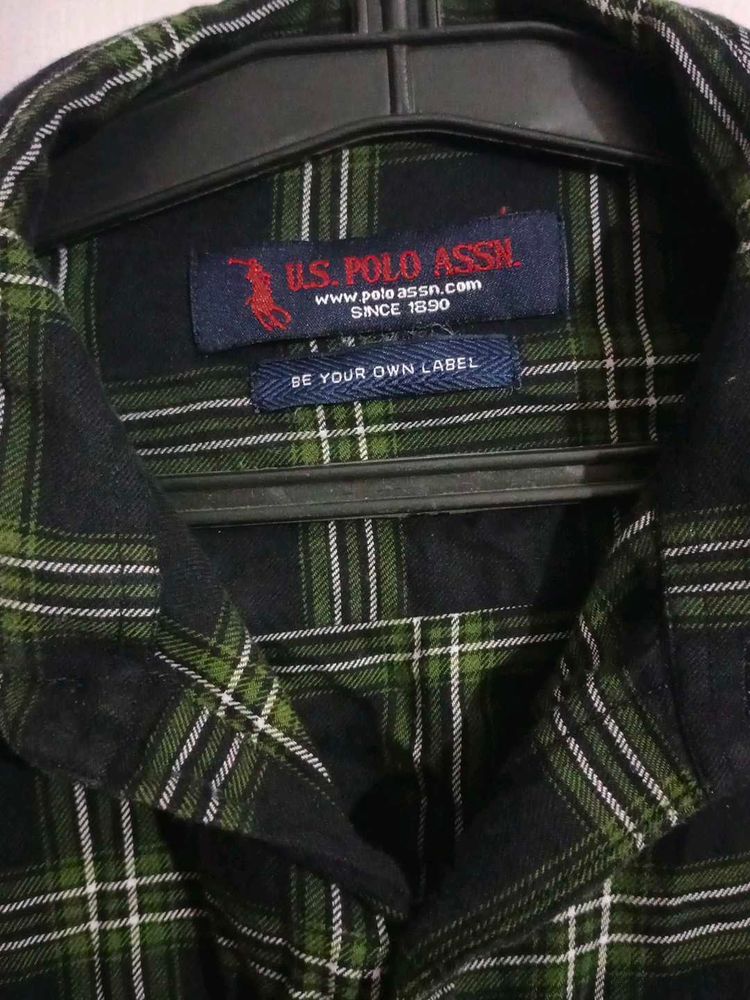 us polo Men's Classic check Shirt