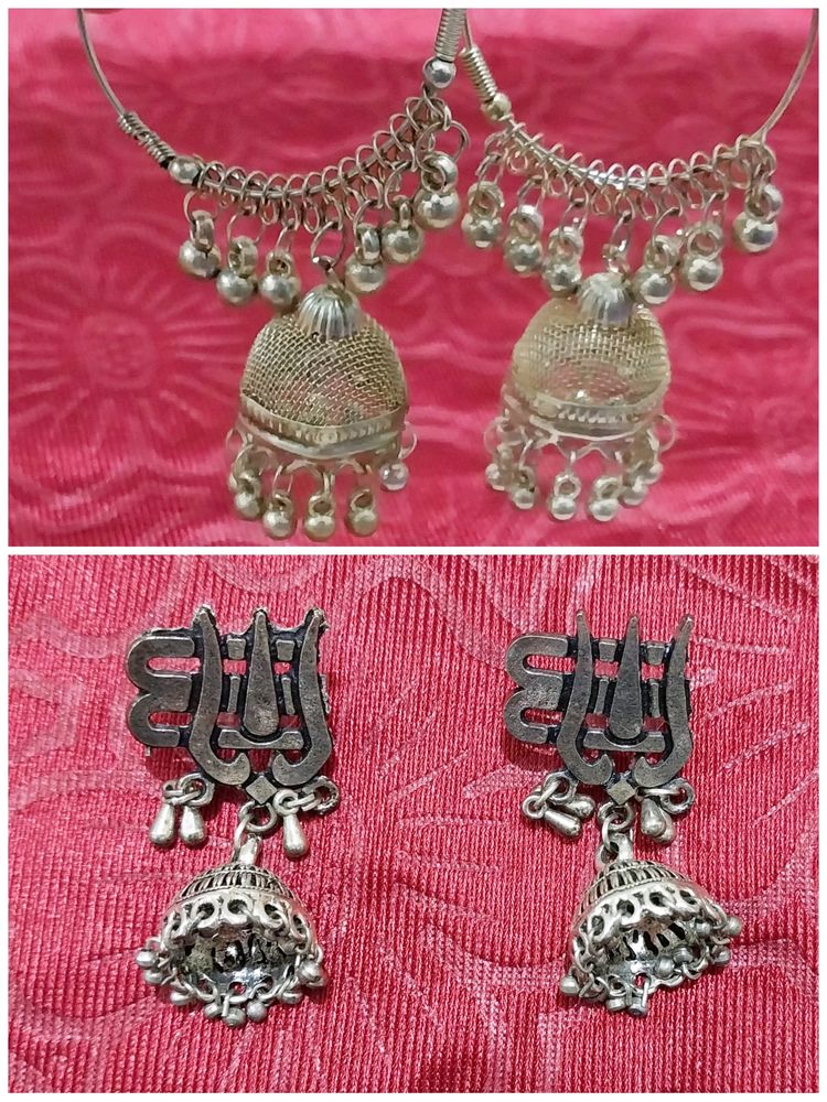 FREE DELIVERY 😍 Combo Of 2 Oxidized Earing😍