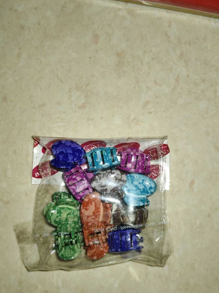 2 packet of Colorful Claw Clips Set