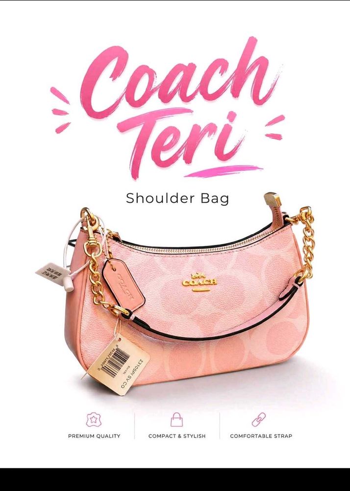 coach Pink teri shoulder bag