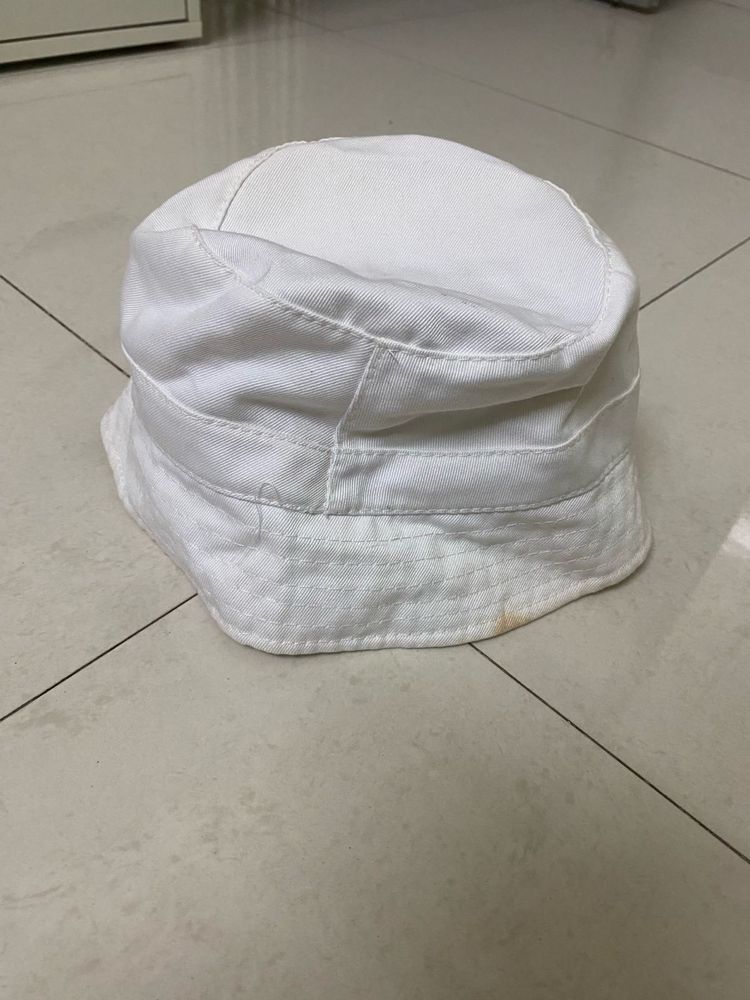 Classic White Bucket Hat