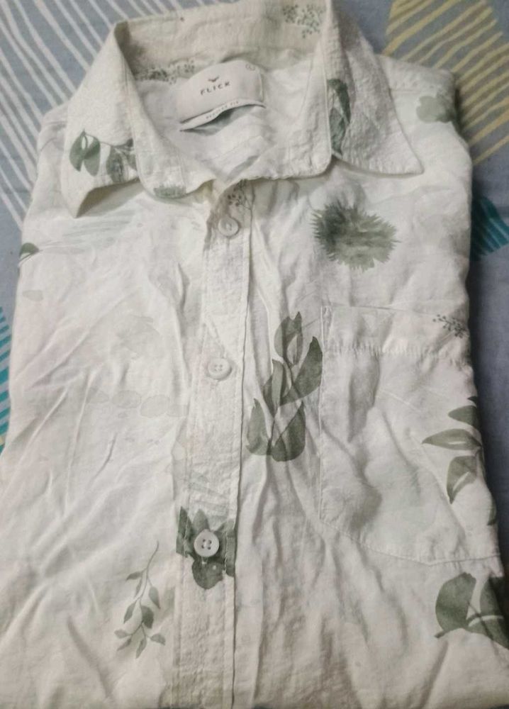 Men's Floral Print Casual Shirt